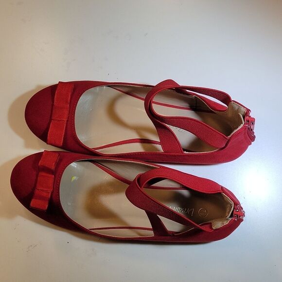 DREAM PAIR BOWNOT BALLET CRISS-CROSS STRAP - Picture 8 of 14